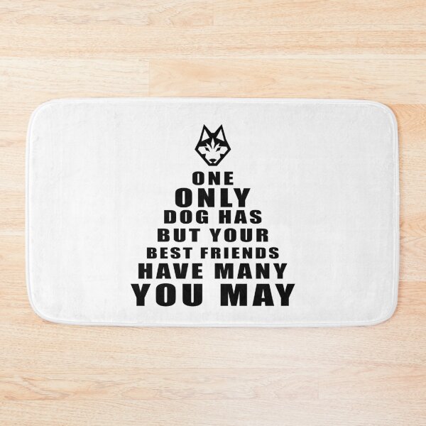 Item preview, Dog has only one friend, Siberian Husky designed and sold by the Zarock Shop.