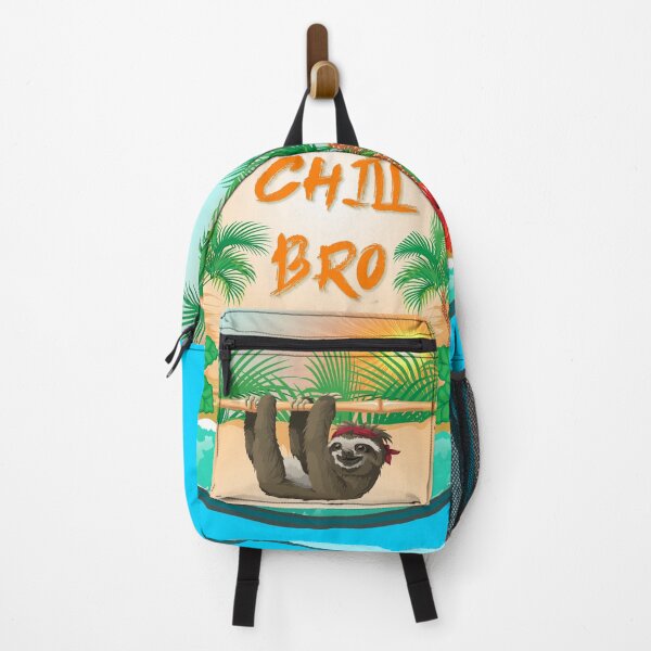 Item preview, Chill Bro, Beach, palm, Sloth, chilling designed and sold by VITTICEPS-ART.