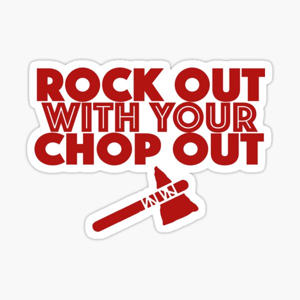 Chop Chop Atlanta Braves SVG, Chop Chop Baseball SVG