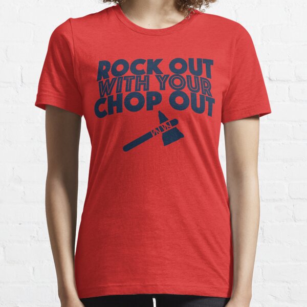 Atlanta Braves rock out with your chop out shirt, hoodie, sweater
