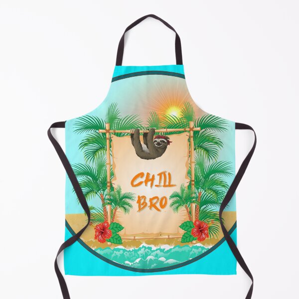 Item preview, Chill Bro, Beach, palm, Sloth, chilling designed and sold by VITTICEPS-ART.
