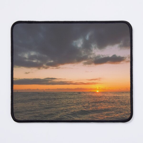 Item preview, Sunset at Waikiki Beach, Honolulu, Hawaii designed and sold by ywphotos.