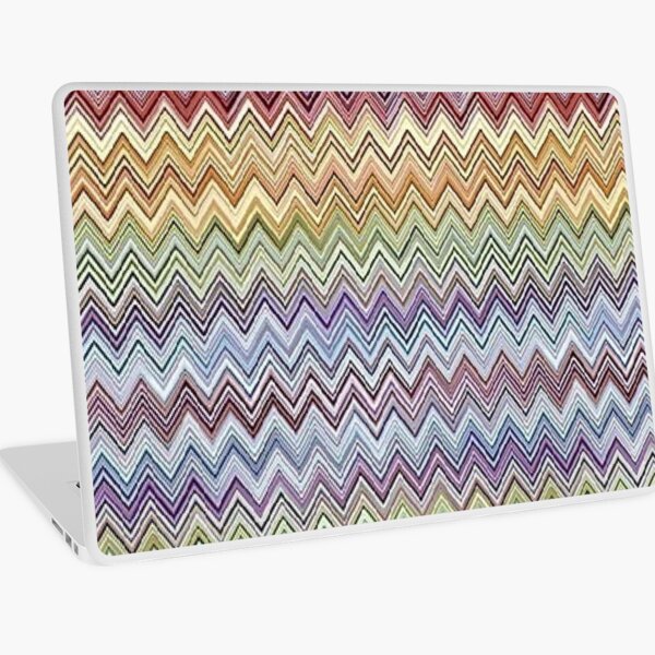 zig zag multicolor, home decor,No,03. Laptop Skin