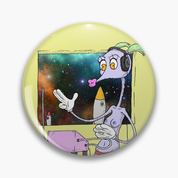 Item preview, She Makes Space Music designed and sold by zigmenthotep.