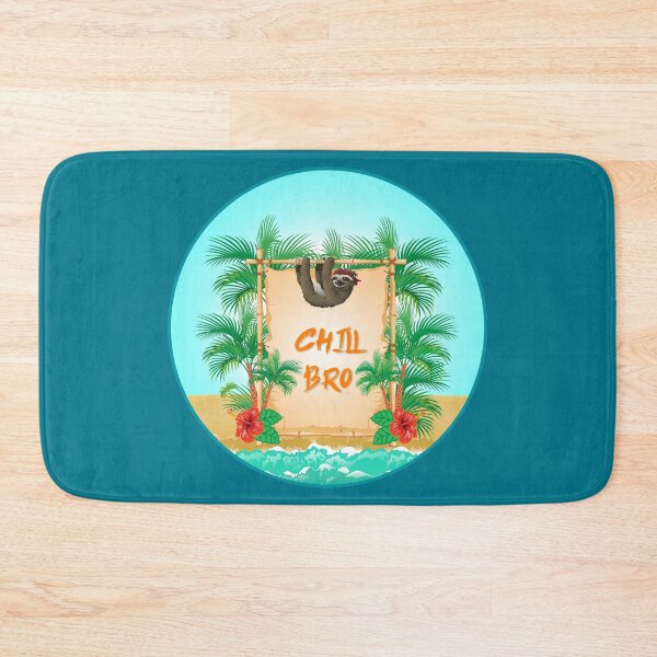 Item preview, Chill Bro, Beach, palm, Sloth, chilling designed and sold by VITTICEPS-ART.
