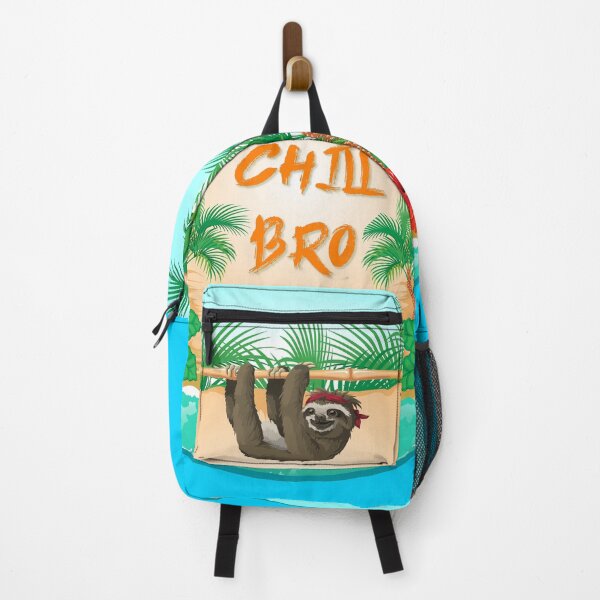 Item preview, Chill Bro, Beach, palm, Sloth, chilling designed and sold by VITTICEPS-ART.