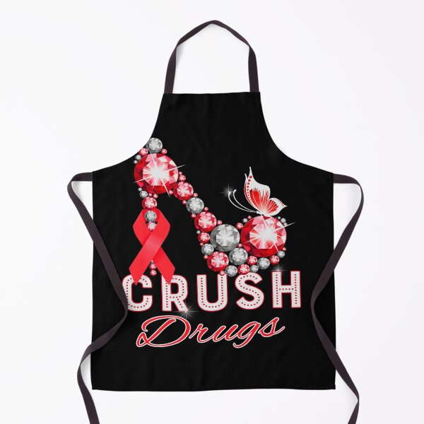 Item preview, Crush drugs just say no Christmas gnome wear red ribbon week designed and sold by jojocat90.
