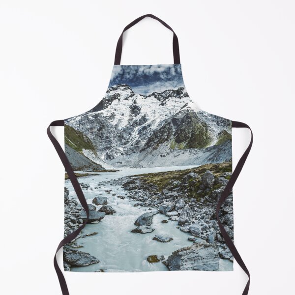 Item preview, Mountains River Lake - New Zealand Mountain Landscape Nature Photograph designed and sold by JoshuaSmall.