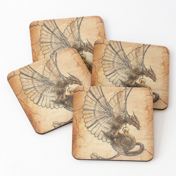 Item preview, Steampunk. Dragon with wings designed and sold by CatCoconut-Art.