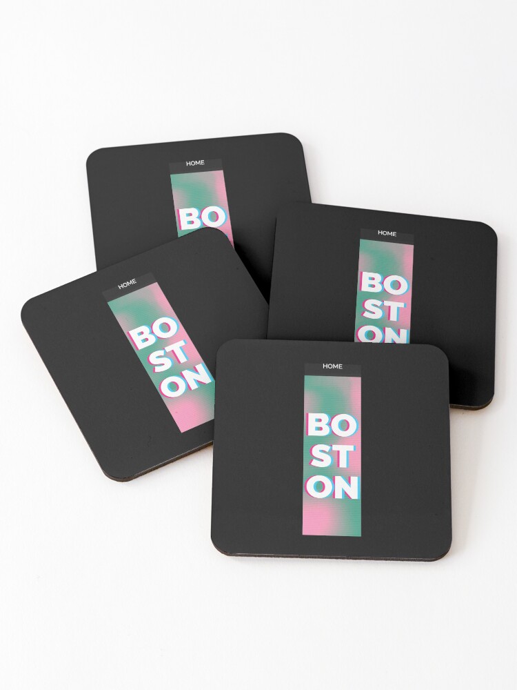 Thumbnail 1 of 5, Coasters (Set of 4), Boston designed and sold by StarsForgers.