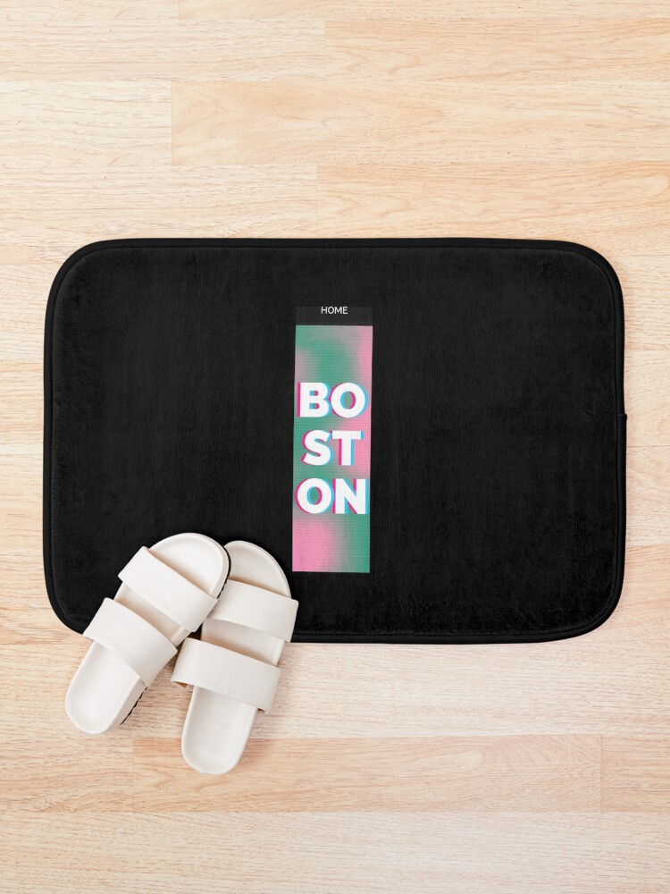 Thumbnail 1 of 6, Bath Mat, Boston designed and sold by StarsForgers.