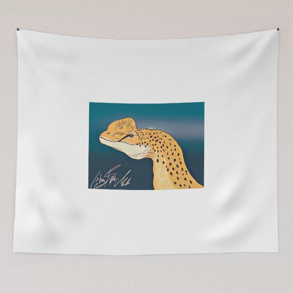 Item preview,  dilophosaurus portrait  designed and sold by Manalopangaea.