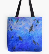 Water Penguins Tote Bag