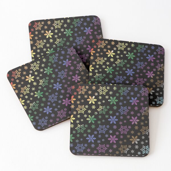 Item preview, Rainbow Pride Flag Snowflake Pattern designed and sold by Ispeakgeek.