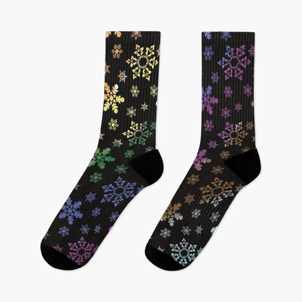 Item preview, Rainbow Pride Flag Snowflake Pattern designed and sold by Ispeakgeek.