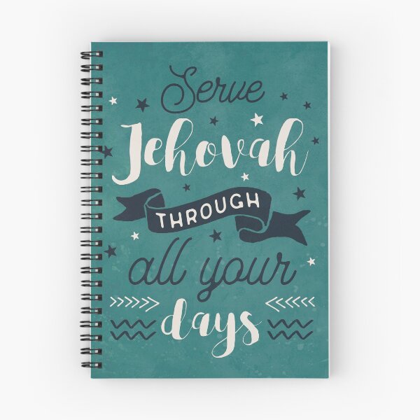 Item preview, Serve Jehovah Through All Your Days designed and sold by Paper Bee Gift Shop.