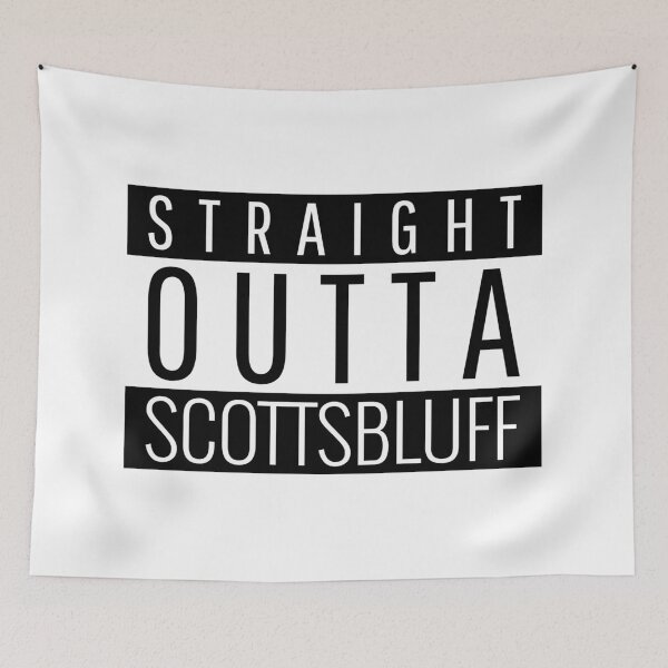 Item preview, Straight Outta Scottsbluff Nebraska designed and sold by Teelogic.