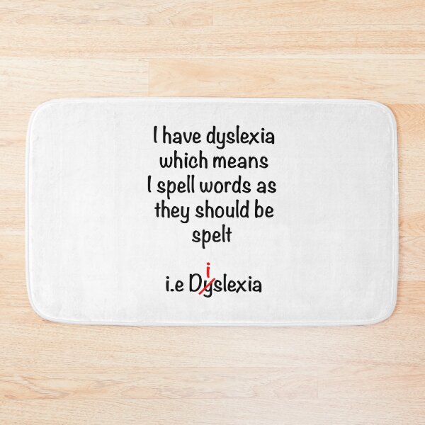 Item preview, Funny dyslexia designed and sold by Scat the cat.