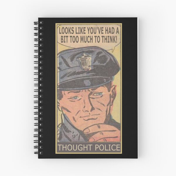 Item preview, Thought Police Quotes Meme Funny Criminal designed and sold by brooklyntowner.
