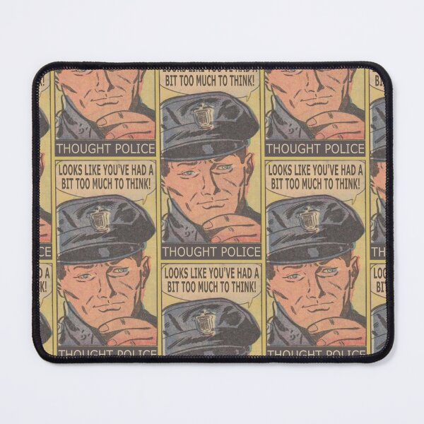Item preview, Thought Police Quotes Meme Funny Criminal designed and sold by brooklyntowner.