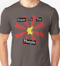 Camiseta ajustada Poder para el Meeple | Juegos de mesa