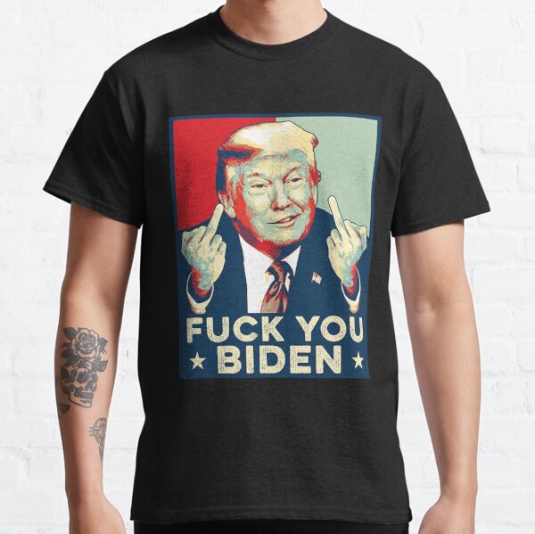 Let's Go Brandon T-shirt, Trump Flip Off Biden Tee, Donald Trump Shirt,  Nascar Chant, Political, Joe Biden, Flip the Bird, Middle Finger