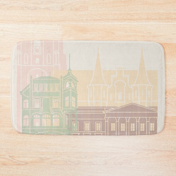 Item preview, Leeuwarden skyline poster  designed and sold by paulrommer.