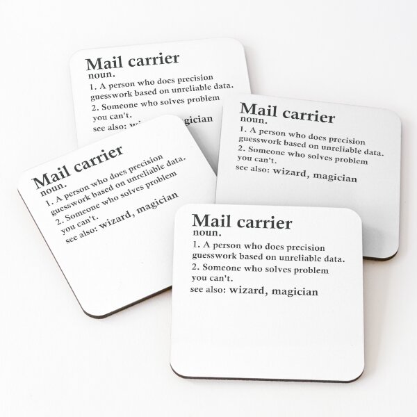 Item preview, Mail Carrier Definition Funny Mailman Occupation designed and sold by woodesigner.