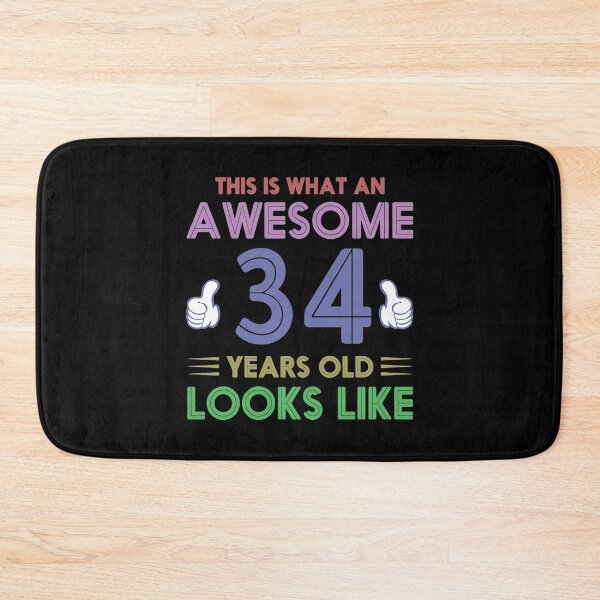 Item preview, Funny Birthday Party T-ShirtThis is What an Awesome 34 Years Old Looks Like Best Birthday Quotes designed and sold by CoonDerim.