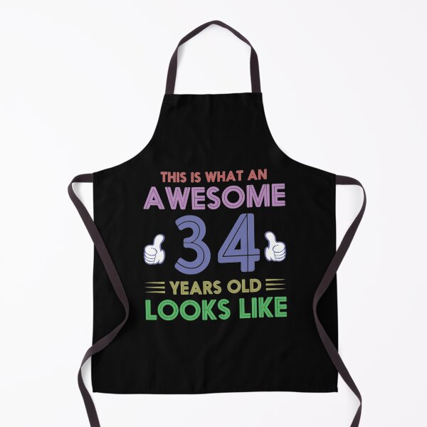 Item preview, Funny Birthday Party T-ShirtThis is What an Awesome 34 Years Old Looks Like Best Birthday Quotes designed and sold by CoonDerim.