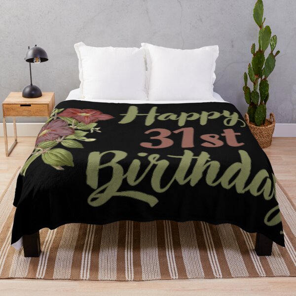 Item preview, Happy 31st Birthday Floral designed and sold by NishiiAgrawal.