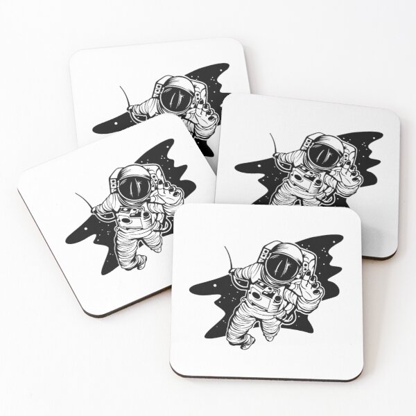 Item preview, Cartoon outer space astronaut designed and sold by JosephMKG.