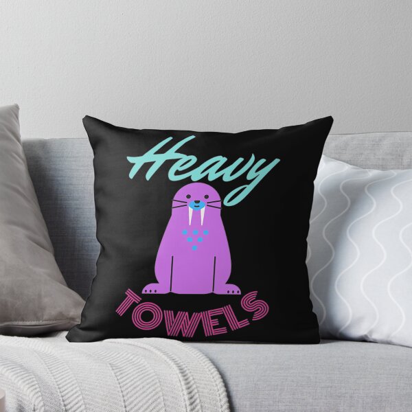 Item preview, Heavy Towels T-ShirtRetro Walrus designed and sold by CoonDerim.