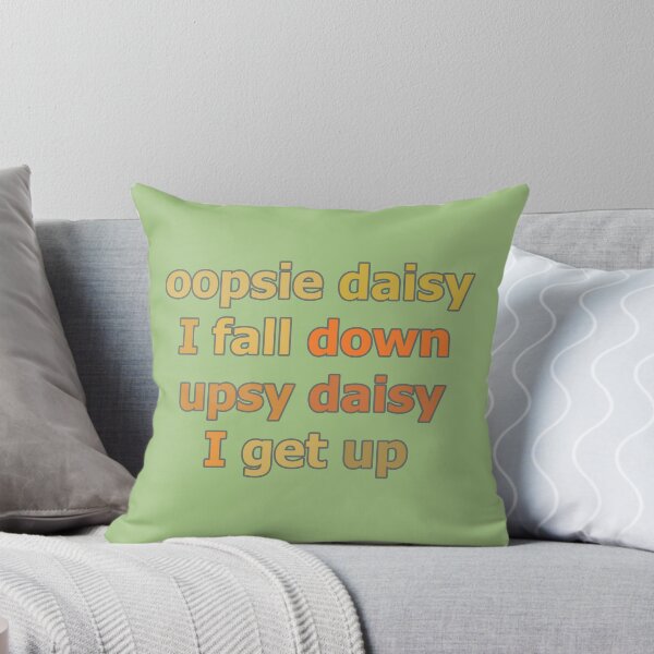 Item preview, Oopsie Daisy I Fall Down Upsy Daisy I Get Up Retro Style Nostalgia designed and sold by Beachy.