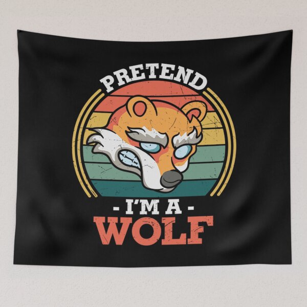 Item preview, N T-ShirtPretend I'm A Wolf designed and sold by CoonDerim.