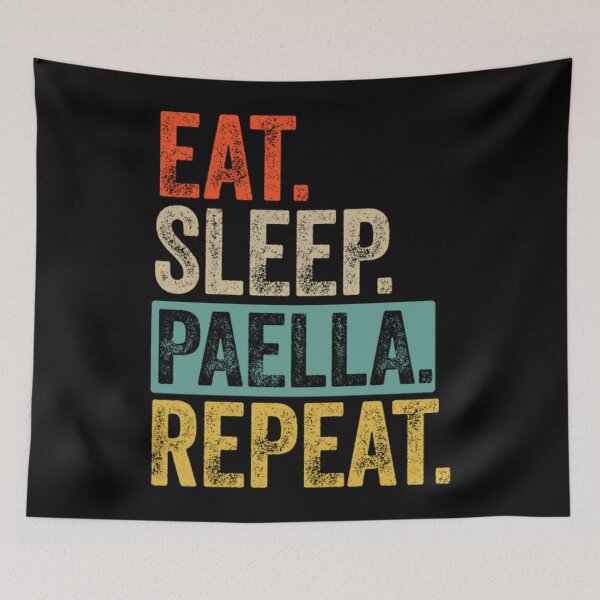 Item preview, Paella T-ShirtEat sleep paella repeat retro vintage  designed and sold by CoonDerim.