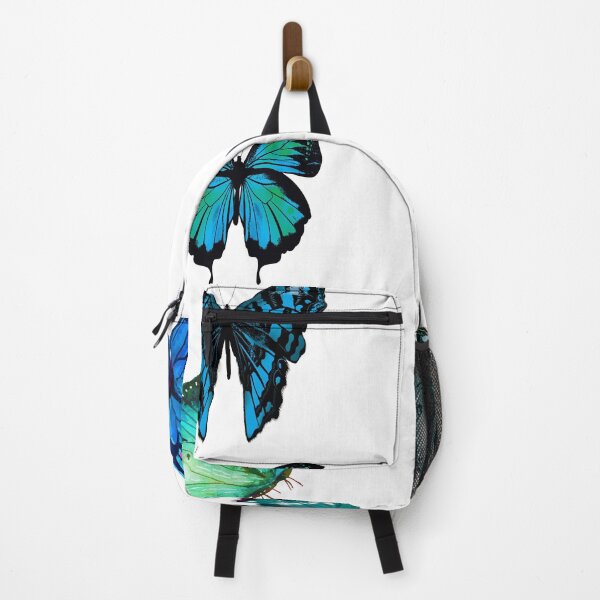 Item preview, monarch butterfly sticker pack blue designed and sold by RED FIR.