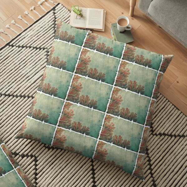 Colourfull Flower pattern Floor Pillow