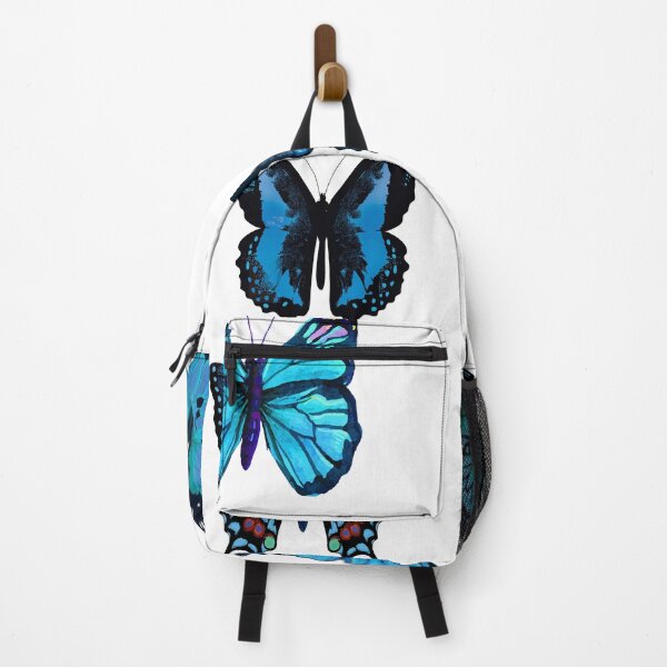 Item preview, monarch butterfly sticker pack blue designed and sold by RED FIR.