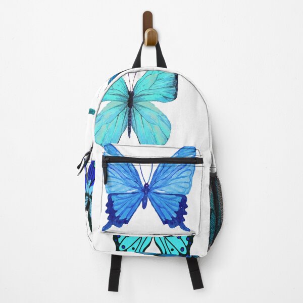 Item preview, monarch butterfly sticker pack blue designed and sold by RED FIR.