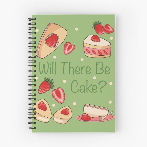 Item preview, Will There Be Cake? (Light Green background)  designed and sold by NatureKinKat.