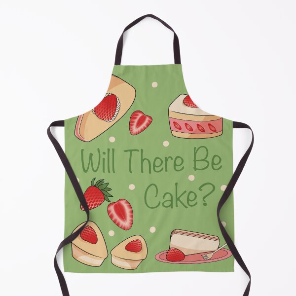 Item preview, Will There Be Cake? (Light Green background) designed and sold by NatureKinKat.