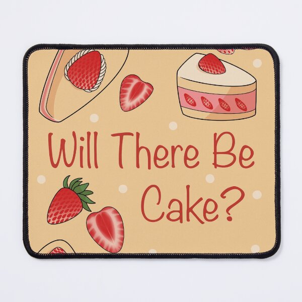Item preview, Will There Be Cake? (Tan background) designed and sold by NatureKinKat.