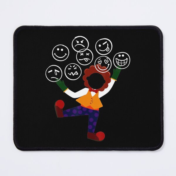 Item preview, Funny Clown Juggling Happy Sad Romantic Mood Cute Hipster designed and sold by EvaDietrich.