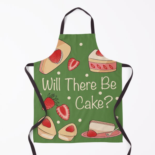 Item preview, Copy of Will There Be Cake? (Green background) designed and sold by NatureKinKat.