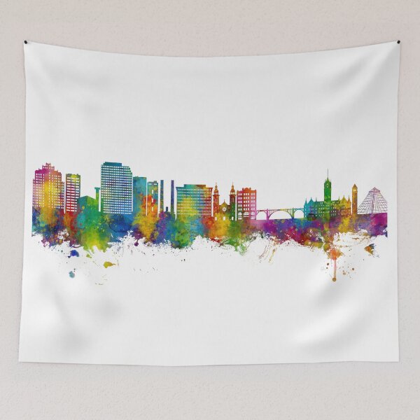 Item preview, Spokane Washington Skyline designed and sold by ArtPrints.