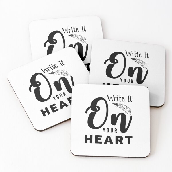 Item preview, Write It On Your Heart - love quotes, love meme designed and sold by Delandor.