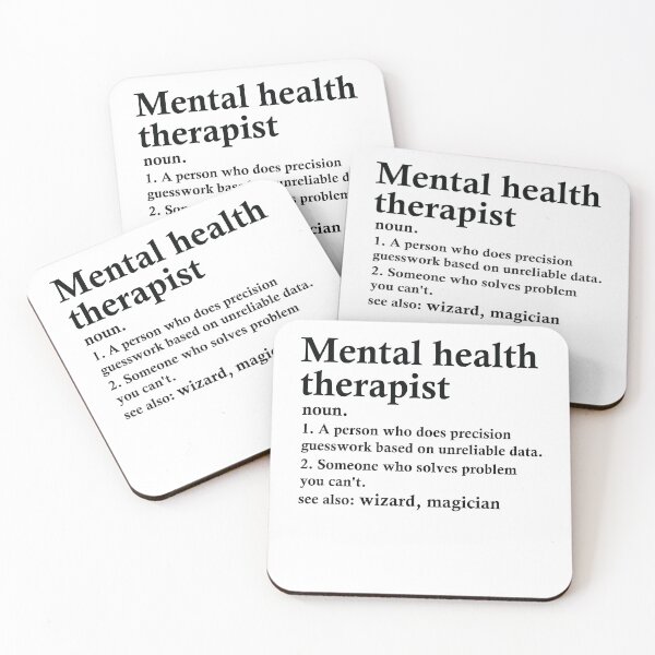 Item preview, Mental Health Therapist Definition Funny Occupation designed and sold by woodesigner.