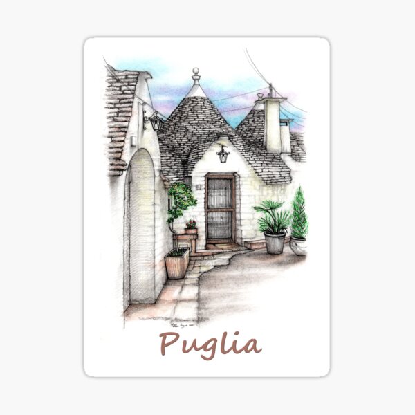 Puglia, Alberobello-BA (Italy) Sticker