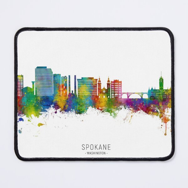 Item preview, Spokane Washington Skyline designed and sold by ArtPrints.